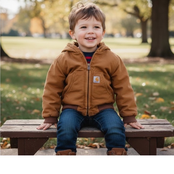 Carhartt Other - Carhartt Tan Hooded Jacket for Toddlers. SIZE  2 T